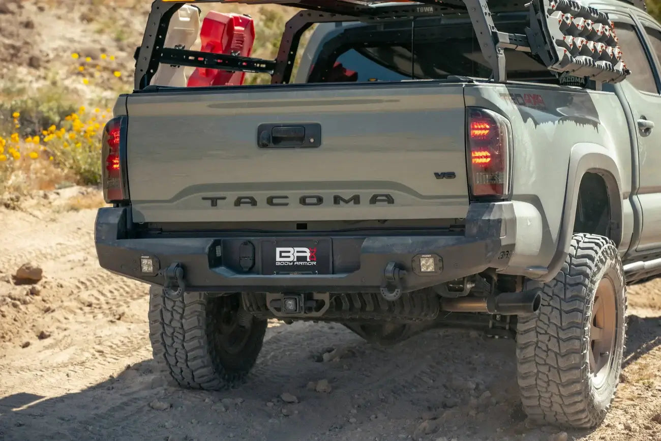 Body Armor 4x4 Pro Series II Rear Bumper 2016-2023 Toyota Tacoma