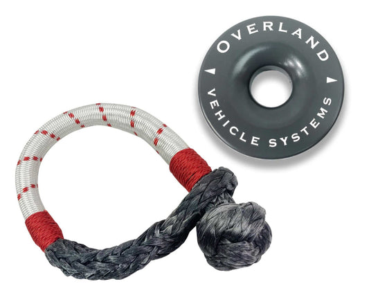 OVS Combo Kit Soft Shackle 7/16" 41,000 Lb. And Recovery Ring 4.0" 41,000 Lb.