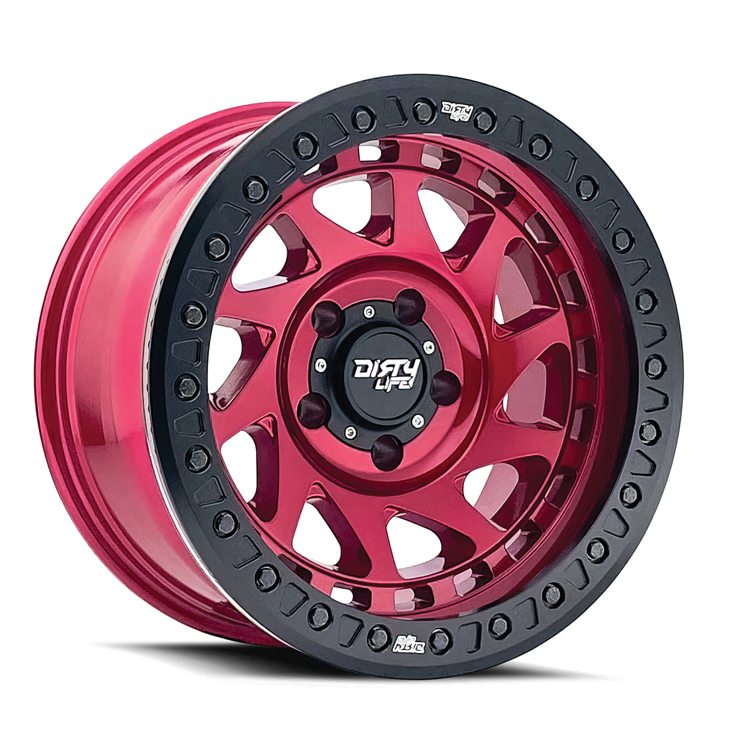 Dirty Life Enigma Race Beadlock 9313 Crimson Candy Red 6x139.7