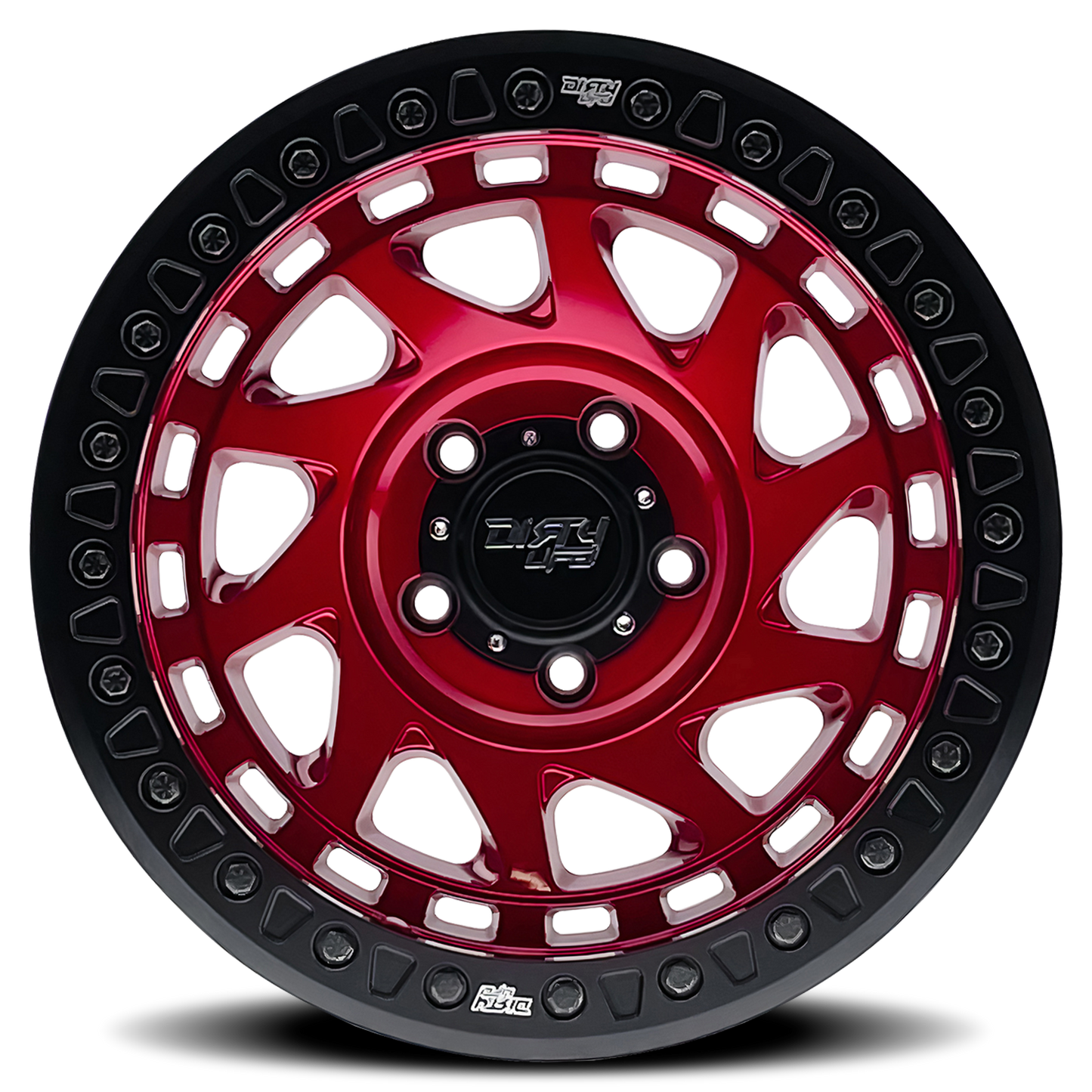 Dirty Life Enigma Race Beadlock 9313 Crimson Candy Red 6x139.7