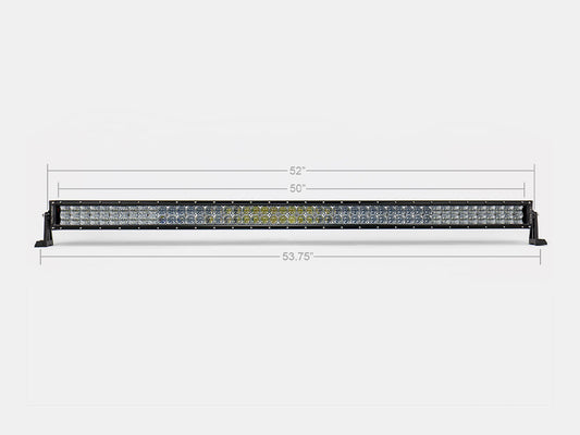 Cali Raised LED 52" Dual Row 5D Optic OSRAM LED Bar