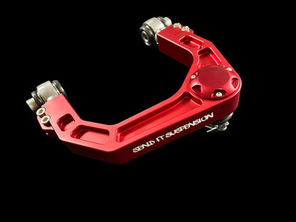 Send It Suspension Billet Upper Control Arms 2005-2023 Tacoma Red