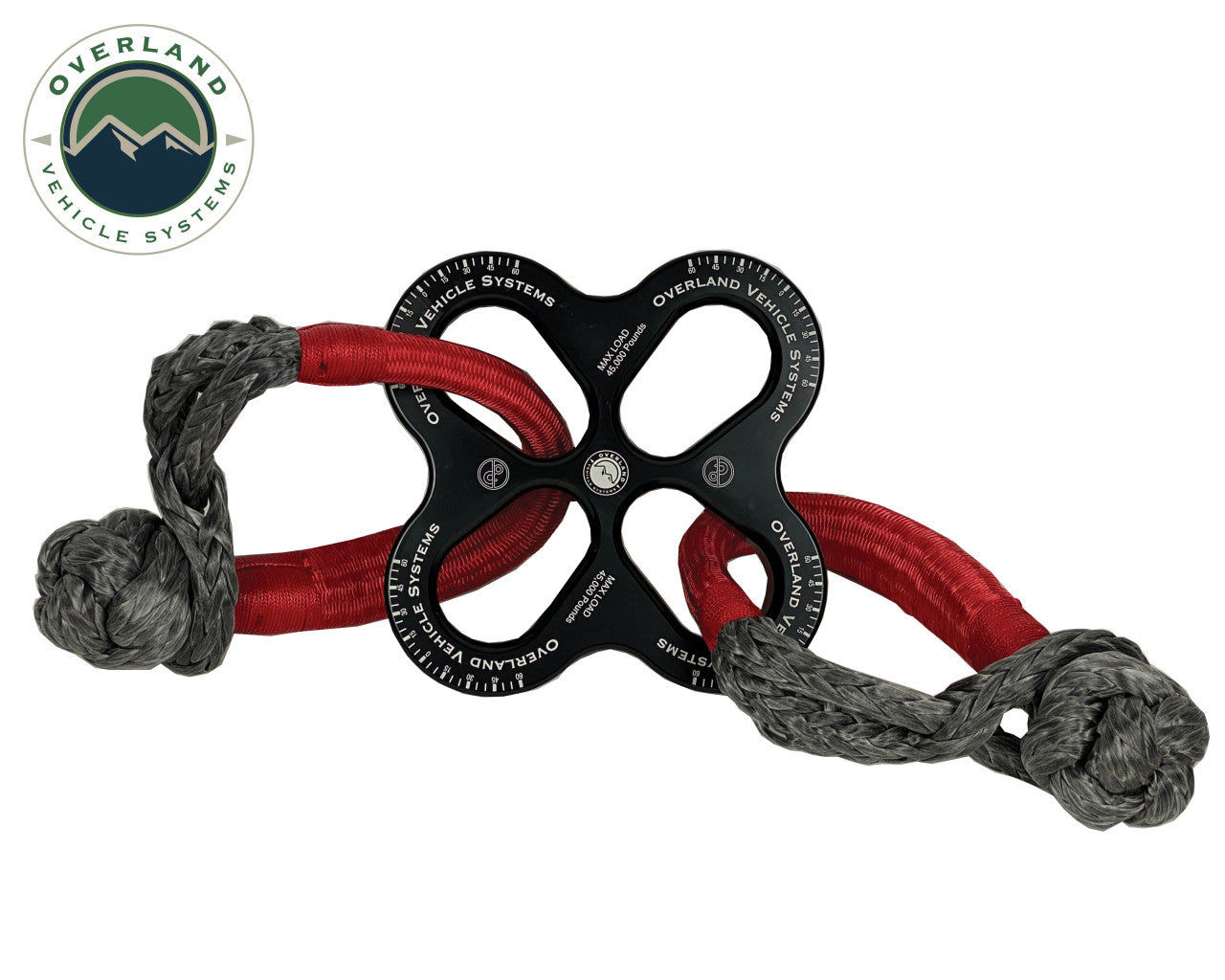 OVS R.D.L. 8" Recovery Distribution Link 45,000 Lb. Black And (2) 5/8" Soft Shackles