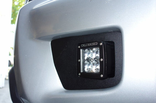 Cali Raised LED Fog Light Pod Replacement Mounting Brackets Kit 2012-2015 Toyota Tacoma