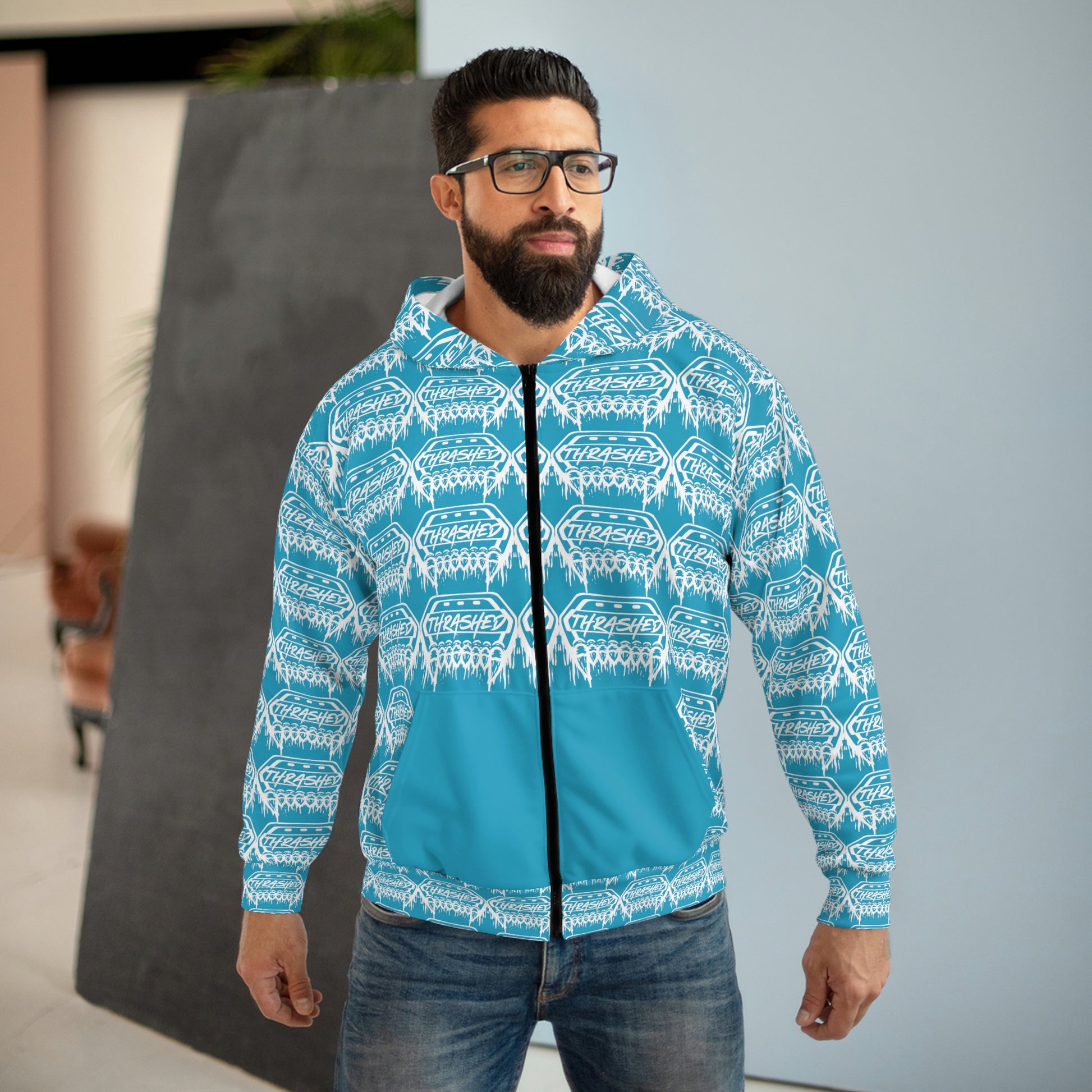 Limited Edition Thrashed Off-Road Unleash The Beast Turquoise Hoodie - Mid-Atlantic Off-Roading