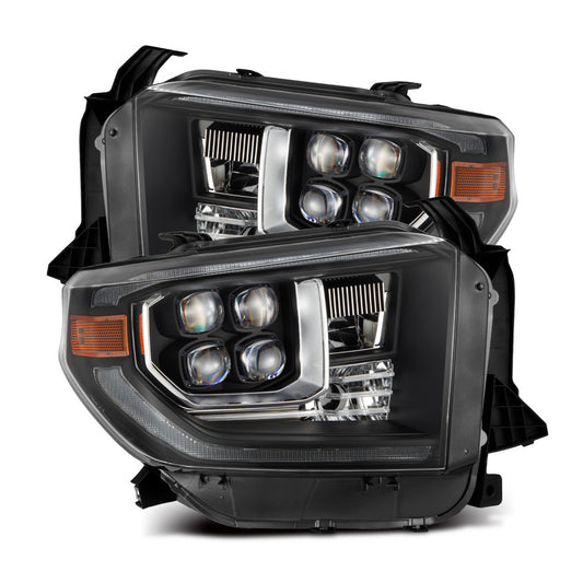 Alpharex NOVA-Series G2 LED Projector Headlights Black 14-21 Toyota Tundra