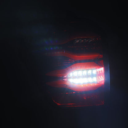 Alpharex PRO-Series LED Tail Lights Jet Black 2010-2022 Toyota 4Runner