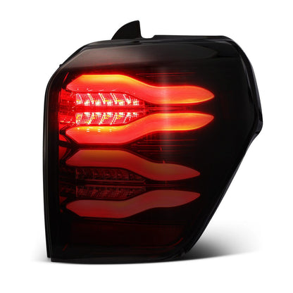 Alpharex PRO-Series LED Tail Lights Jet Black 2010-2022 Toyota 4Runner
