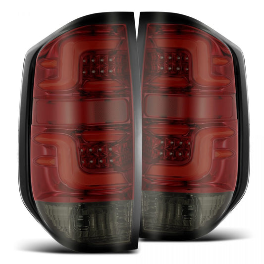 Alpharex PRO-Series LED Tail Lights Red Smoke 14-21 Toyota Tundra