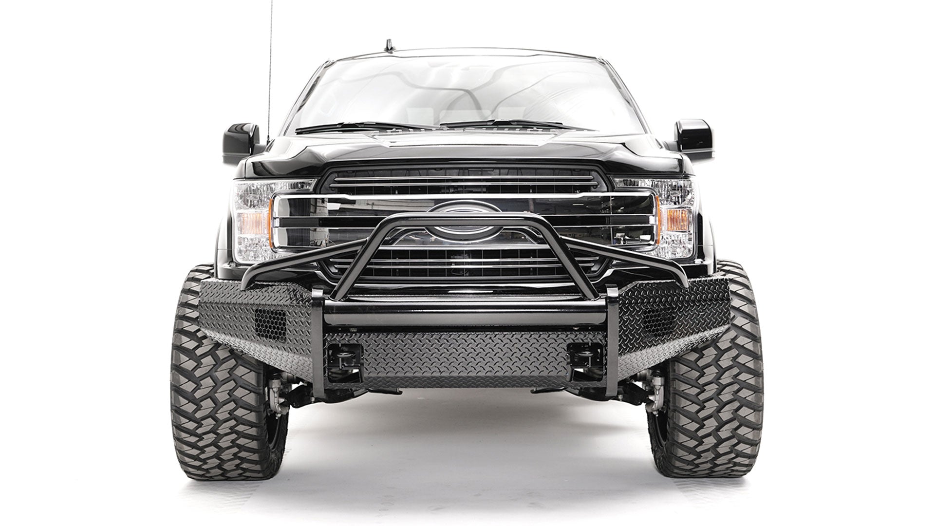 Fab Fours Black Steel Front Bumper Ford F150 2018-2020 - Mid-Atlantic Off-Roading