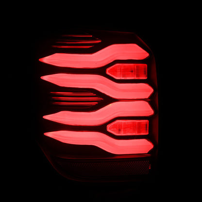 Alpharex LUXX-Series LED Tail Lights Black-Red 2010-2022 Toyota 4Runner