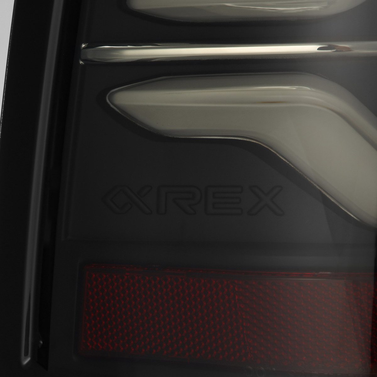 Alpharex LUXX-Series LED Tail Lights Black 05-15 Toyota Tacoma