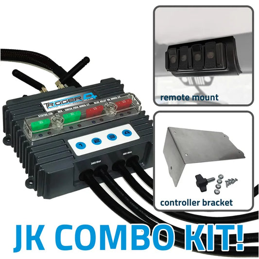 TRIGGER 4 PLUS Wireless Accessory Control System COMBO KIT Jeep JK 2007-2017