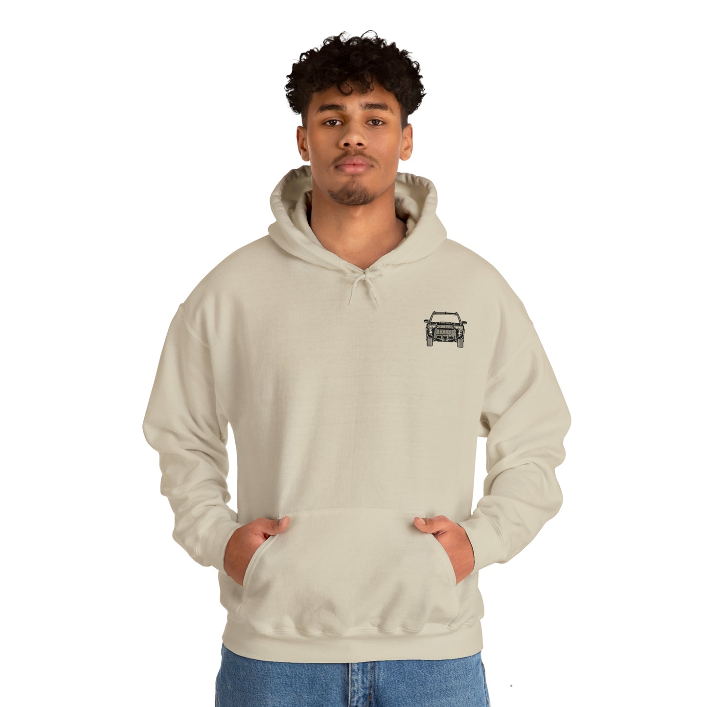 Thrashed Off-Road Abstract 4Runner Hoodie