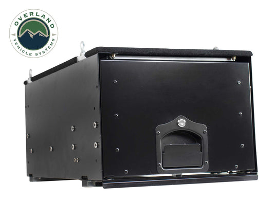 OVS Cargo Box With Slide Out Drawer Size - Black Powder Coat