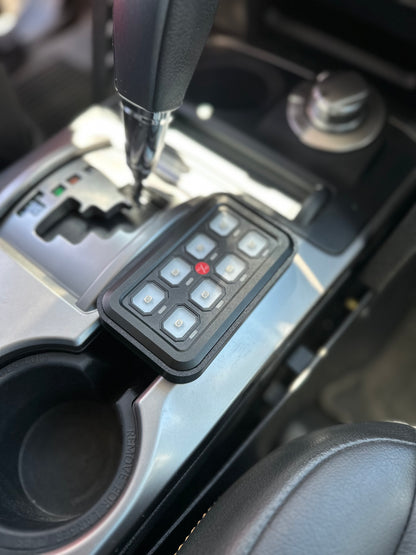 8 Switch Control Panel With Custom +14 4Runner Mount by Thrashed Off-Road