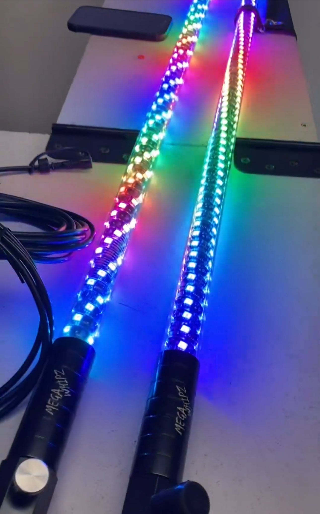 Mega Whipz 2 Foot 72 LED Per Meter Whip Light