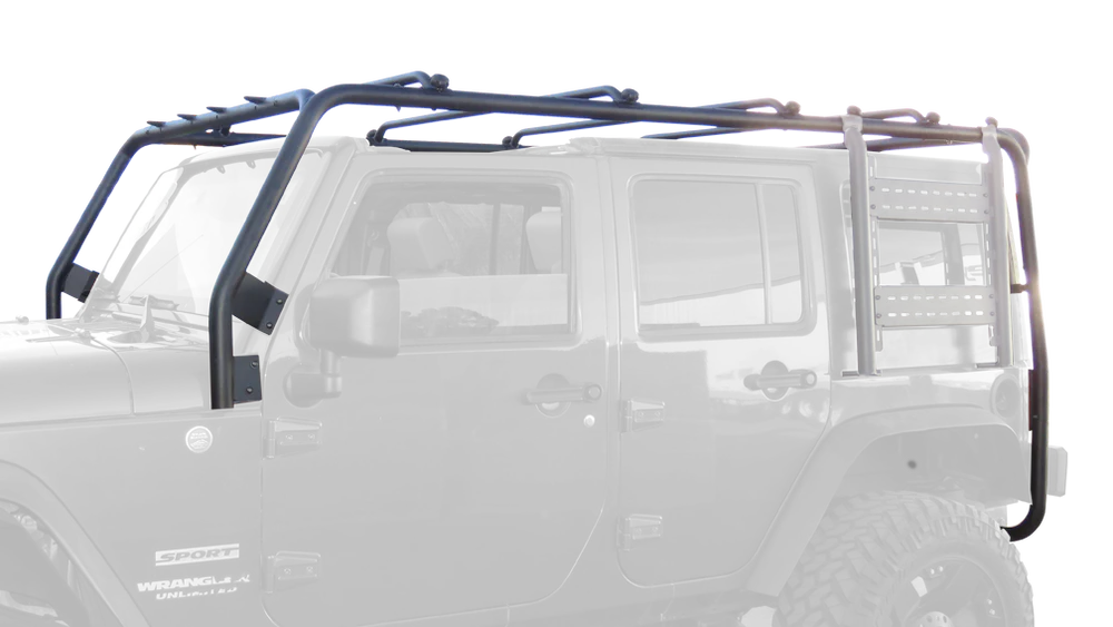 Body Armor 4x4 4 Door Cargo Roof Rack 2007-2018 Jeep Wrangler JK