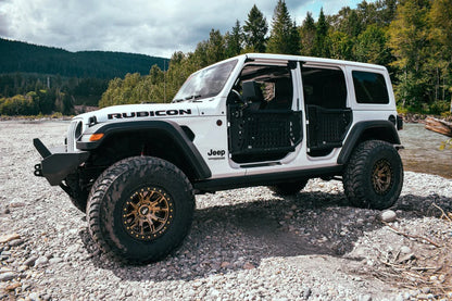 Body Armor 4x4 Traildoors Front, Pair 2018-2023 Jeep Wrangler JL & Gladiator