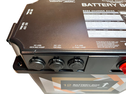 Thrashed Portable Battery Box with Expansion Power Station