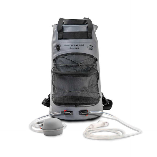 OVS Portable Camp Shower - 23 QT, Nozzle & Accessories