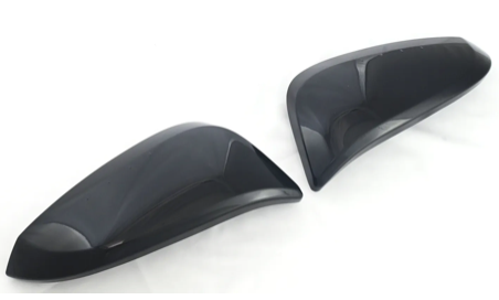 Gloss Black Mirror Covers With Factory Turn Signals Toyota RAV4 2013-2018