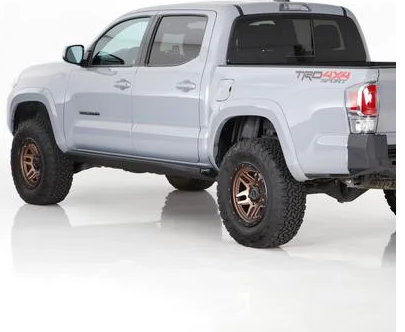 4 Wheel Parts Factory Sliders with Rear Kickouts 2016-2023 Toyota Tacoma