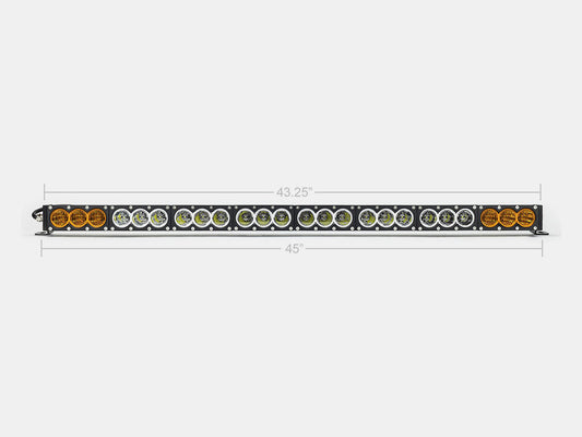 Cali Raised LED 43" Amber/White Dual Function LED Bar
