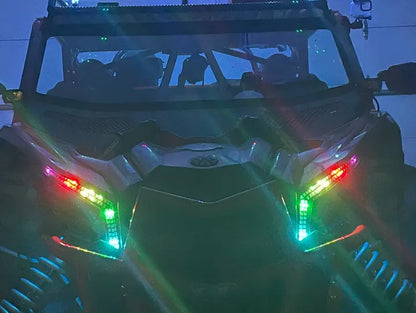 Mega Whipz 2017-2024 Can-Am X3 Full Color Eyebrow Lights