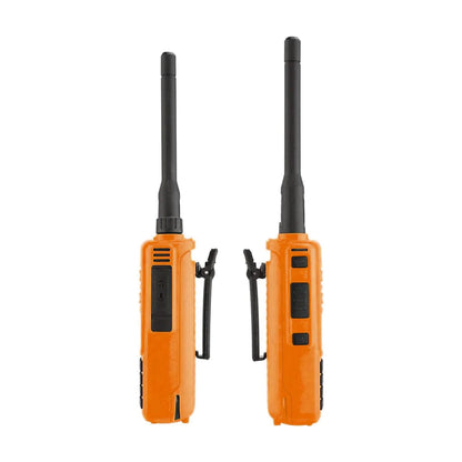Rugged Radios GMRS Two Way Handheld Radios - Orange
