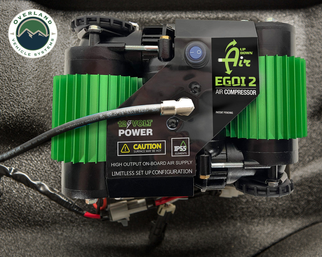 EGOI Permanent On Board Dual Motor Air Compressor System 6.1 CFM - Mid-Atlantic Off-Roading