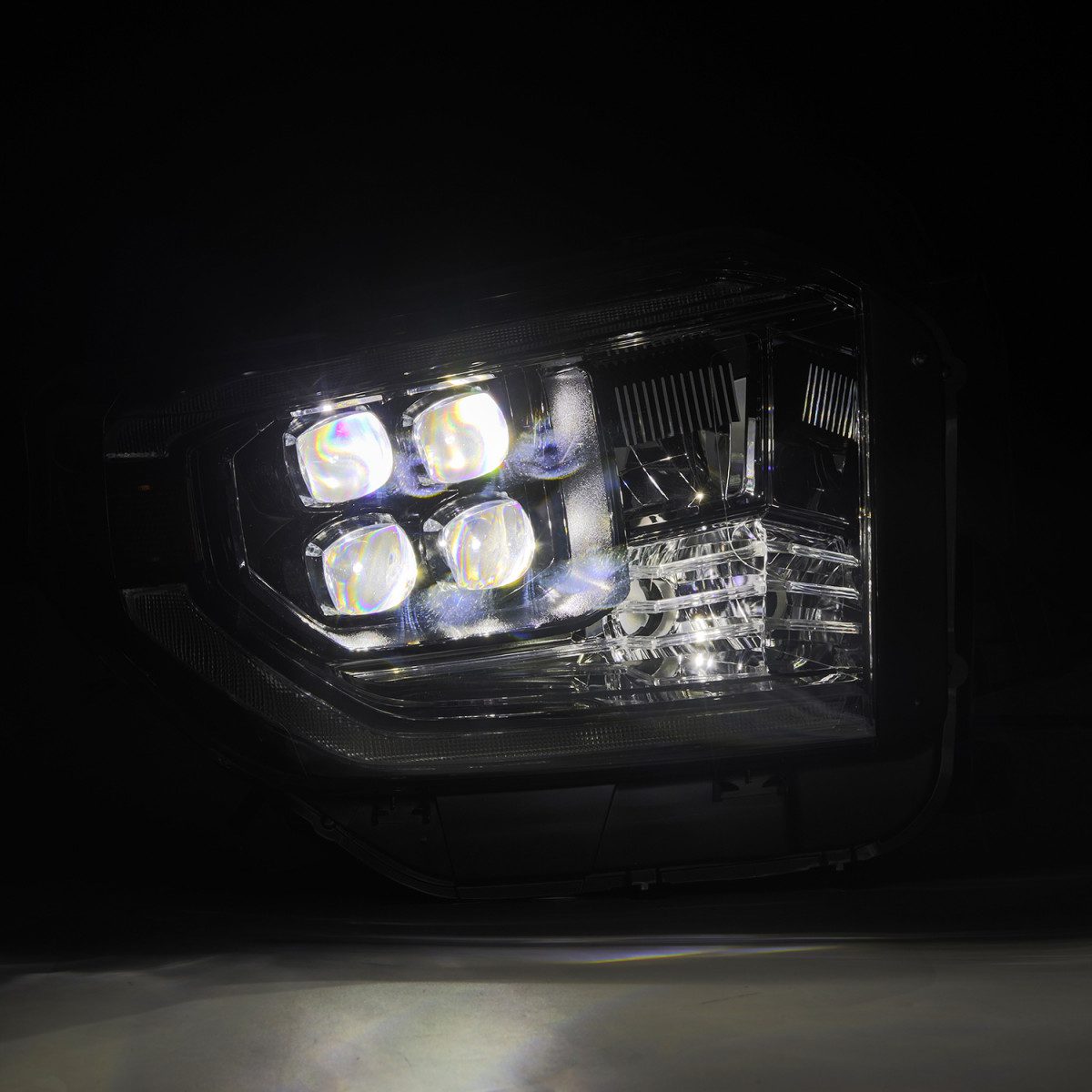 Alpharex NOVA-Series G2 LED Projector Headlights Alpha-Black 14-21 Toyota Tundra