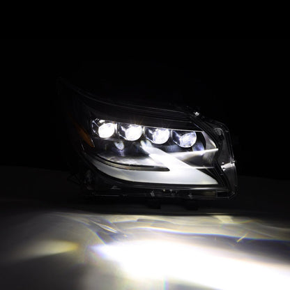 Alpharex NOVA-Series LED Projector Headlights Black 14-19 Lexus GX460