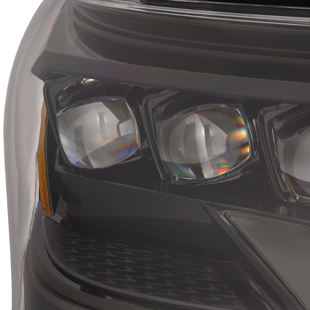 Alpharex NOVA-Series LED Projector Headlights Alpha-Black 14-19 Lexus GX460