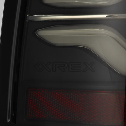 Alpharex LUXX-Series LED Tail Lights Black 05-15 Toyota Tacoma