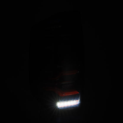 Alpharex LUXX-Series LED Tail Lights Black-Red 14-21 Toyota Tundra