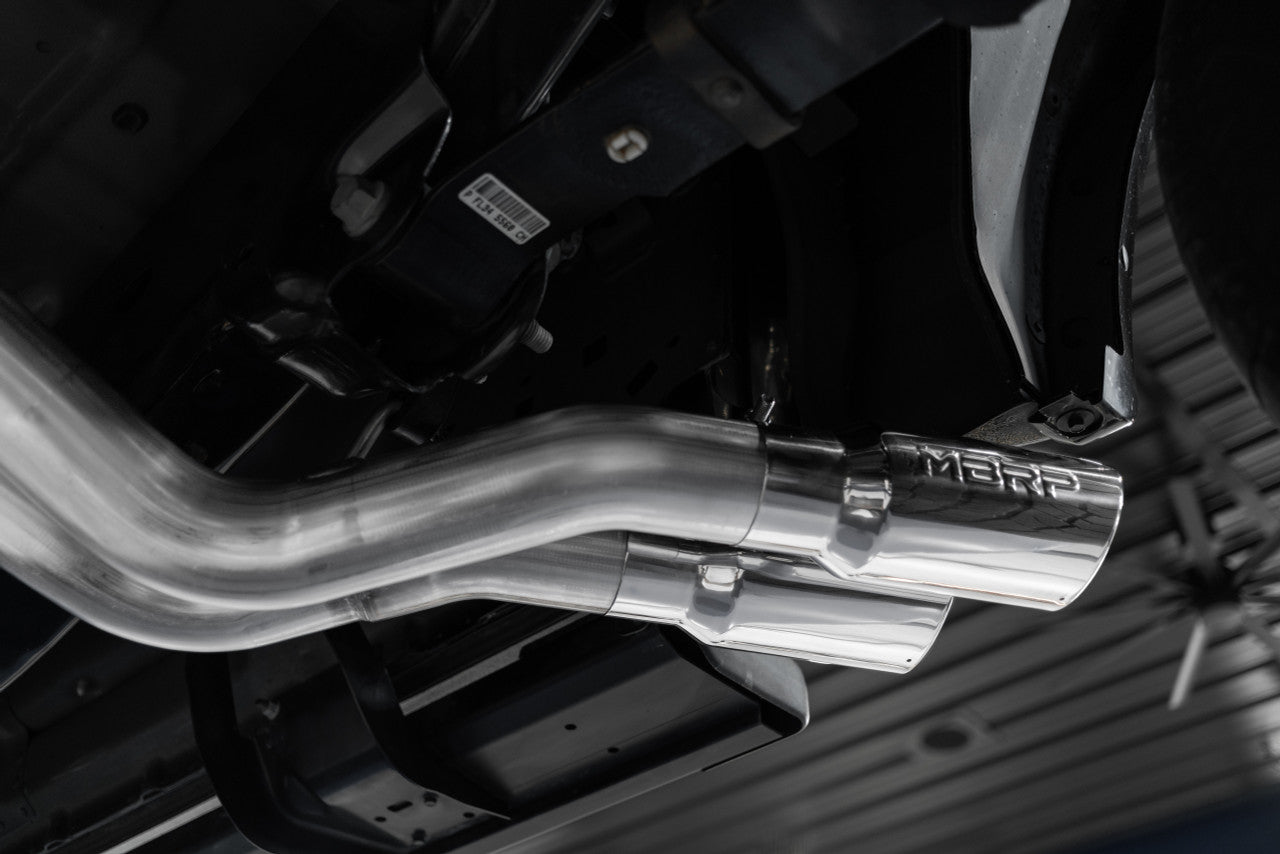 MBRP 3" Cat Back Pre-Axle Dual Outlet Black Exhaust Ford F150 2015-2020 - Mid-Atlantic Off-Roading