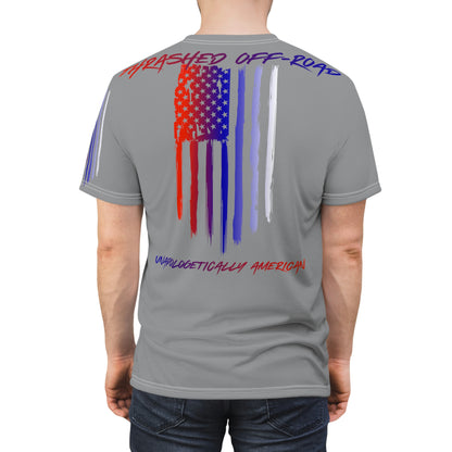 Thrashed Off Road Unapologetically American With Logo & Sleeve Print