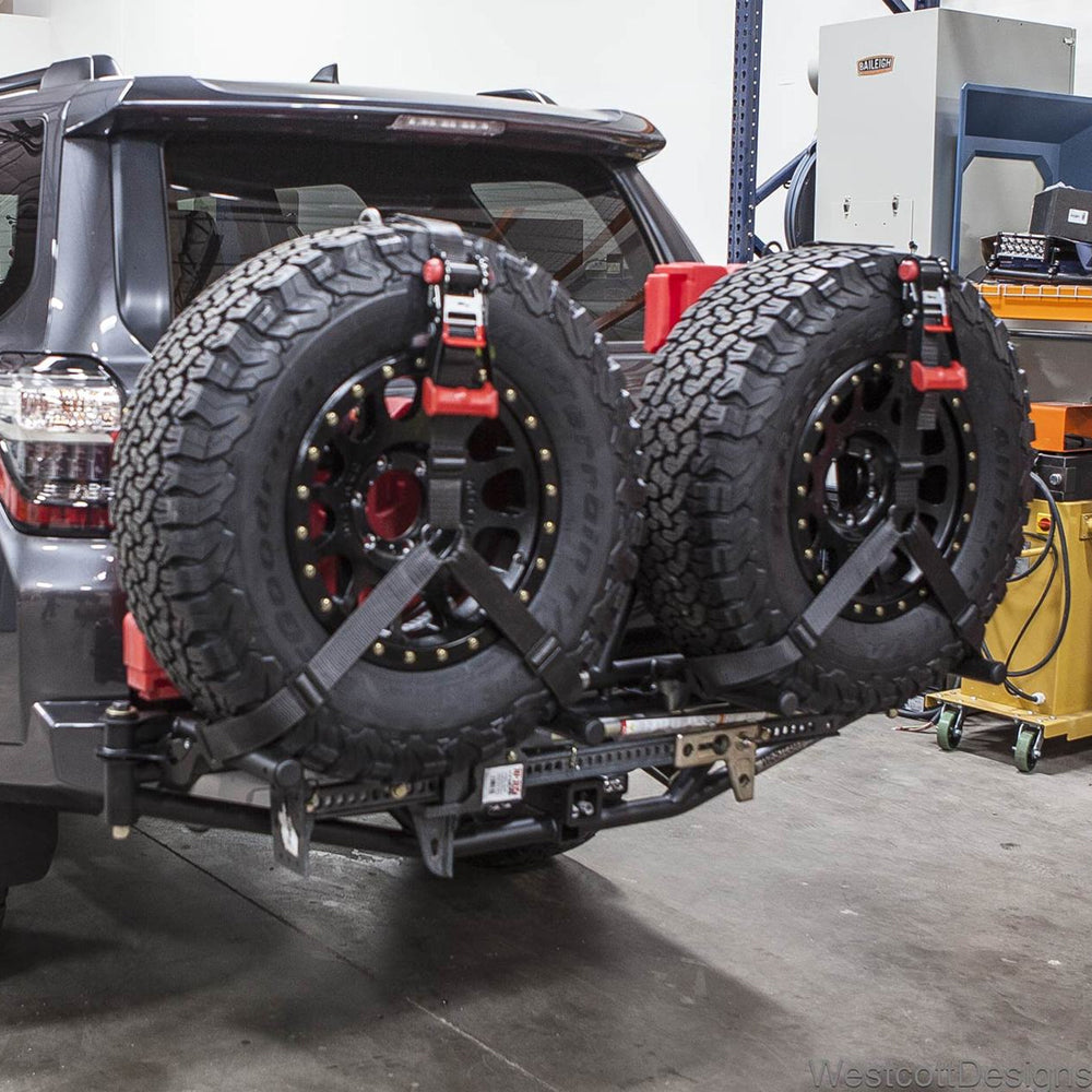Westcott Designs Universal Hitch Mount Tire Rack - Mid-Atlantic Off-Roading