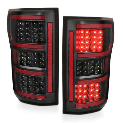 Anzo Full LED Taillights with Black Housing Ford F150 2018-2020 - Mid-Atlantic Off-Roading