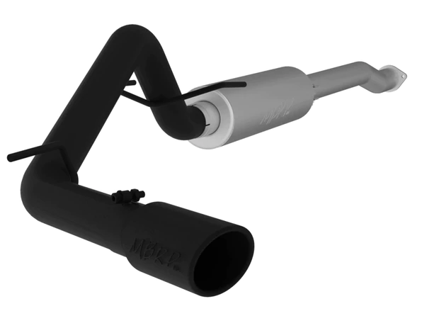 MBRP Black 3" Cat Back Side Exit Exhaust 2016+ Toyota Tacoma - Mid-Atlantic Off-Roading