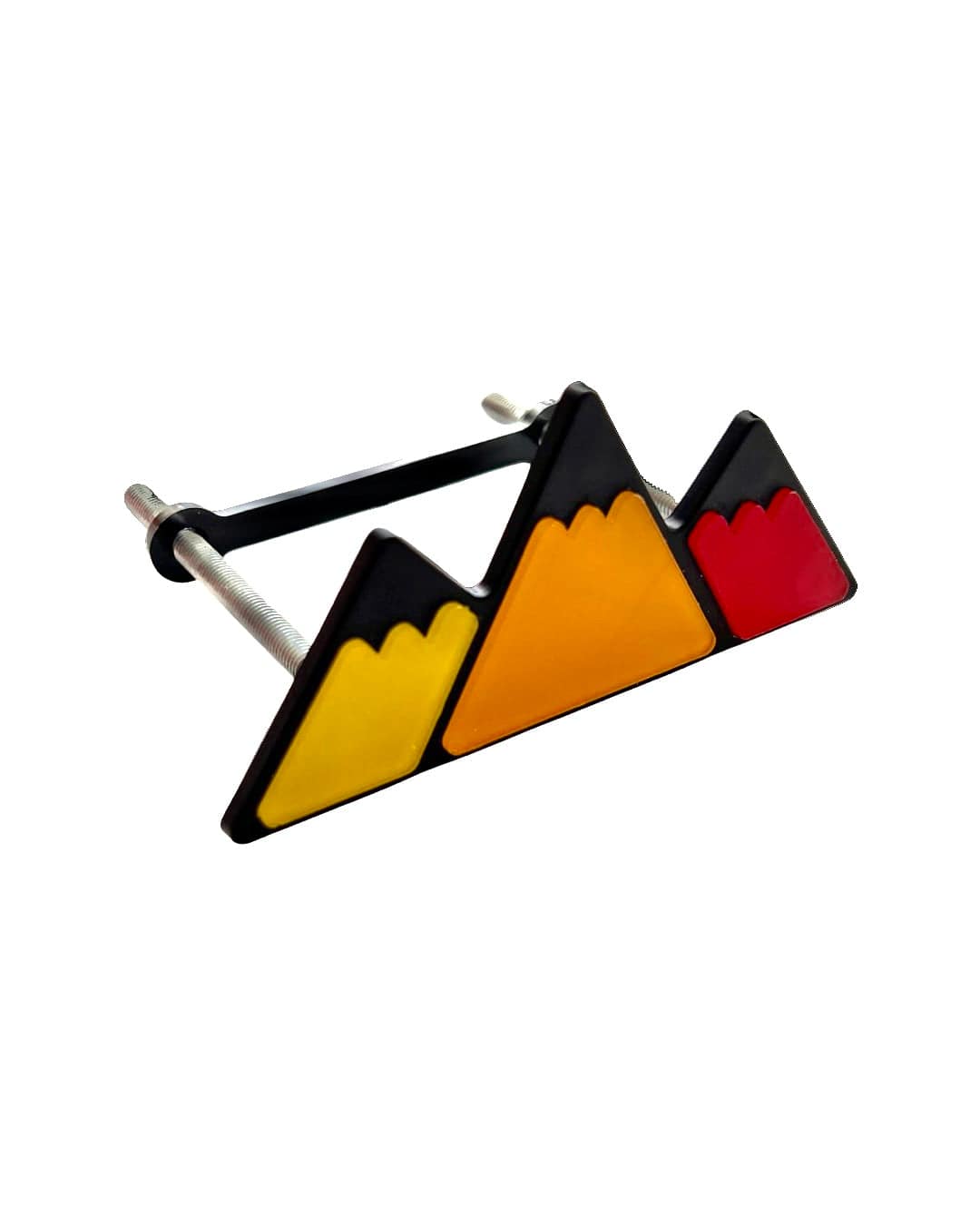 Mountain Grille Badge (Red Scheme) - Mid-Atlantic Off-Roading