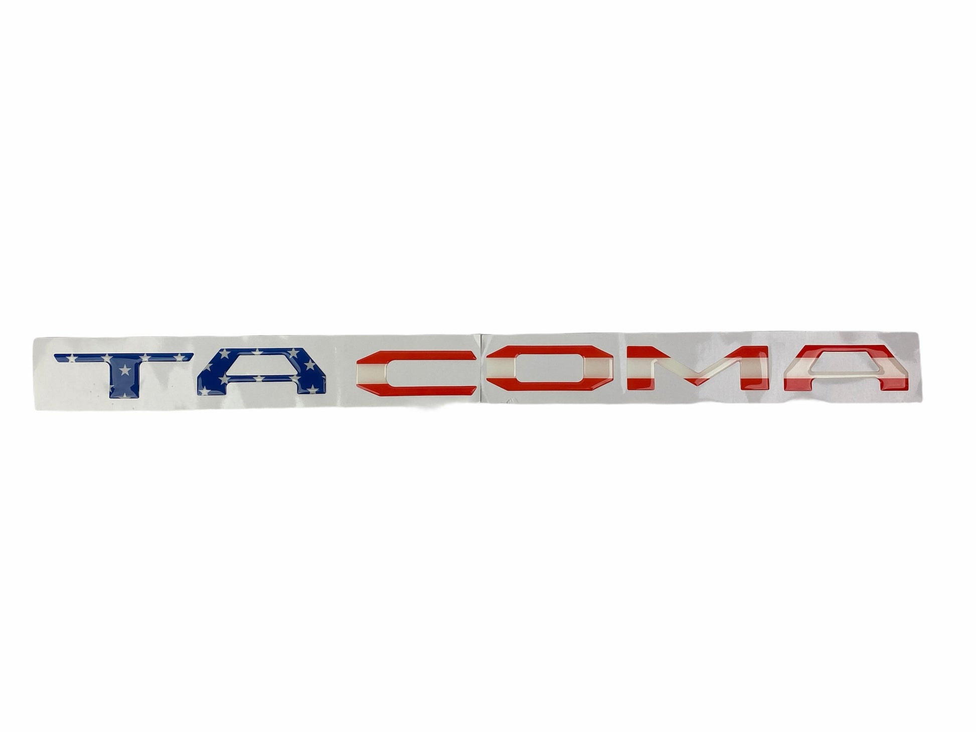 Tailgate Insert Letters (American Flag) 2016+ Toyota Tacoma - Mid-Atlantic Off-Roading