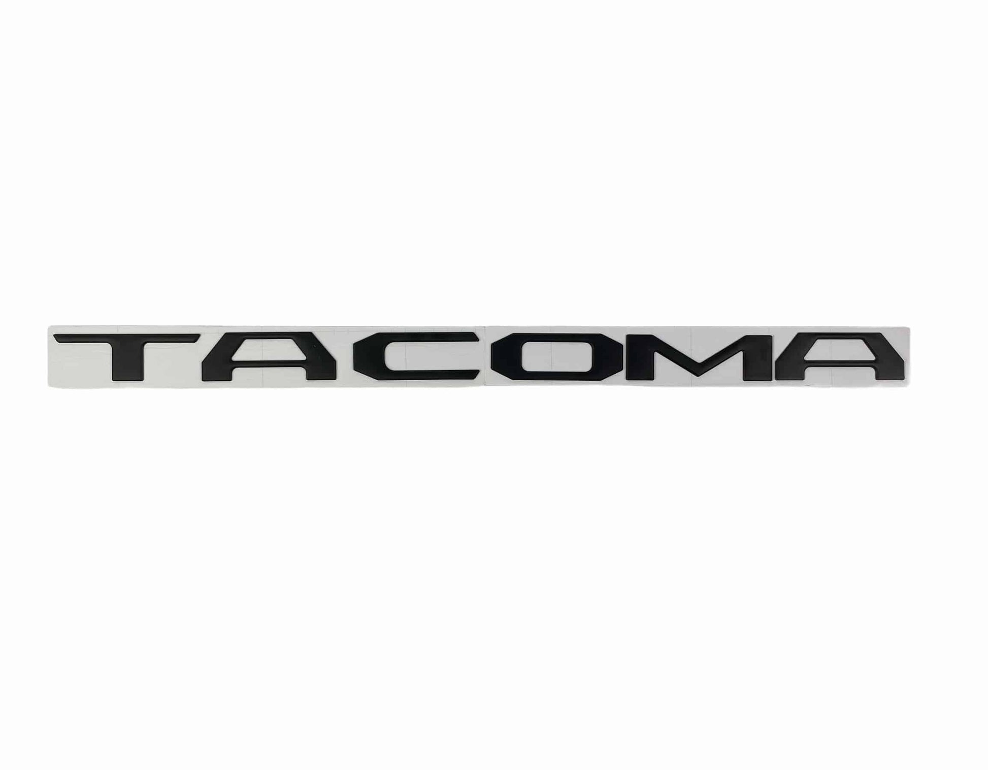 Tailgate Insert Letters (Matte Black) 2016+ Toyota Tacoma - Mid-Atlantic Off-Roading