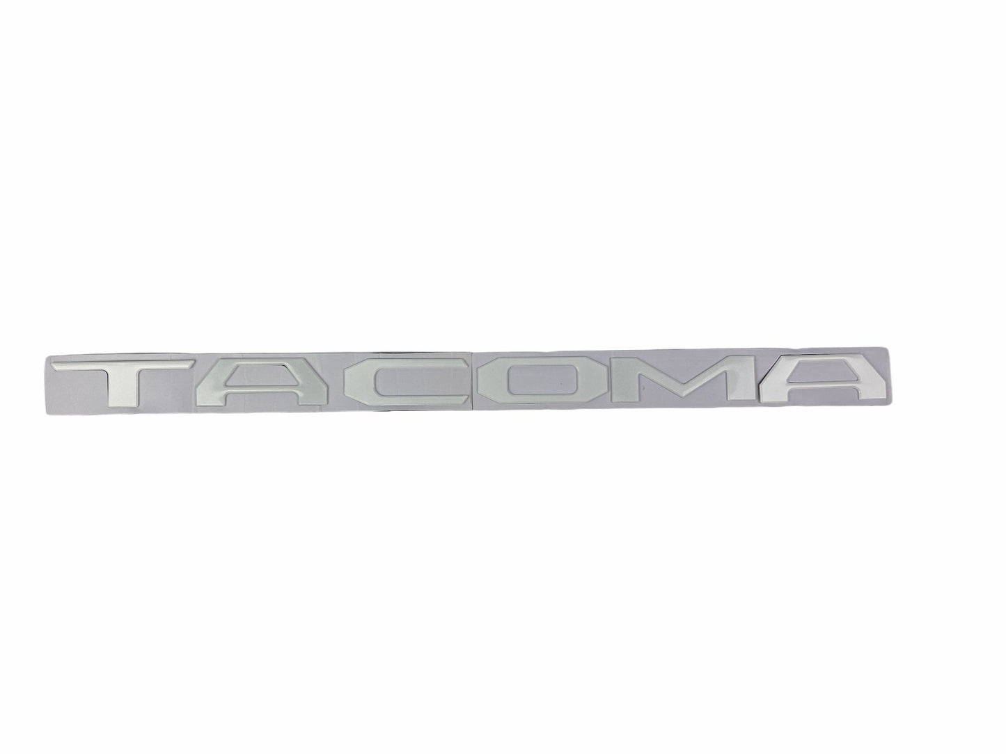 Tailgate Insert Letters (Matte White) 2016+ Toyota Tacoma - Mid-Atlantic Off-Roading