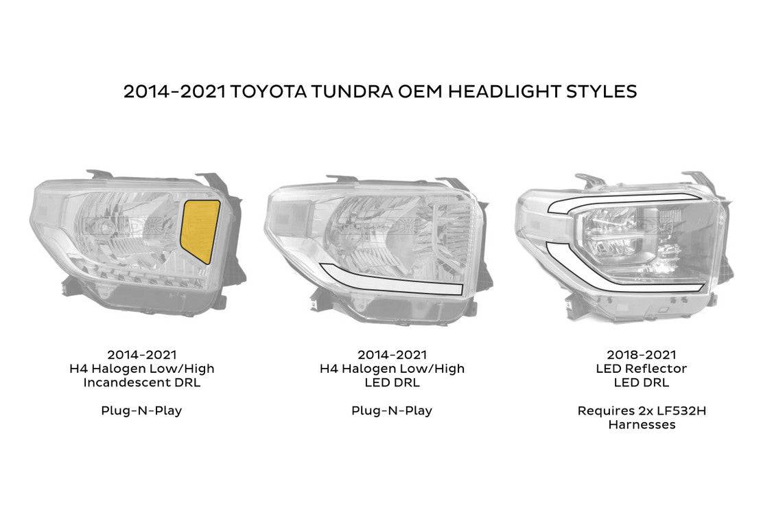 Morimoto XB LED Headlights Amber DRL 2014-2020 Toyota Tundra - Mid-Atlantic Off-Roading