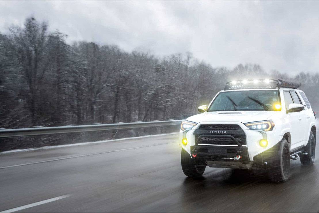 Morimoto XB LED Headlights Amber DRL 2014+ Toyota 4Runner - Mid-Atlantic Off-Roading