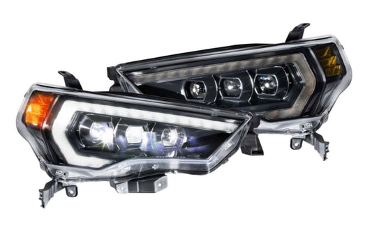 Morimoto XB LED Headlights White DRL 2014+ Toyota 4Runner - Mid-Atlantic Off-Roading